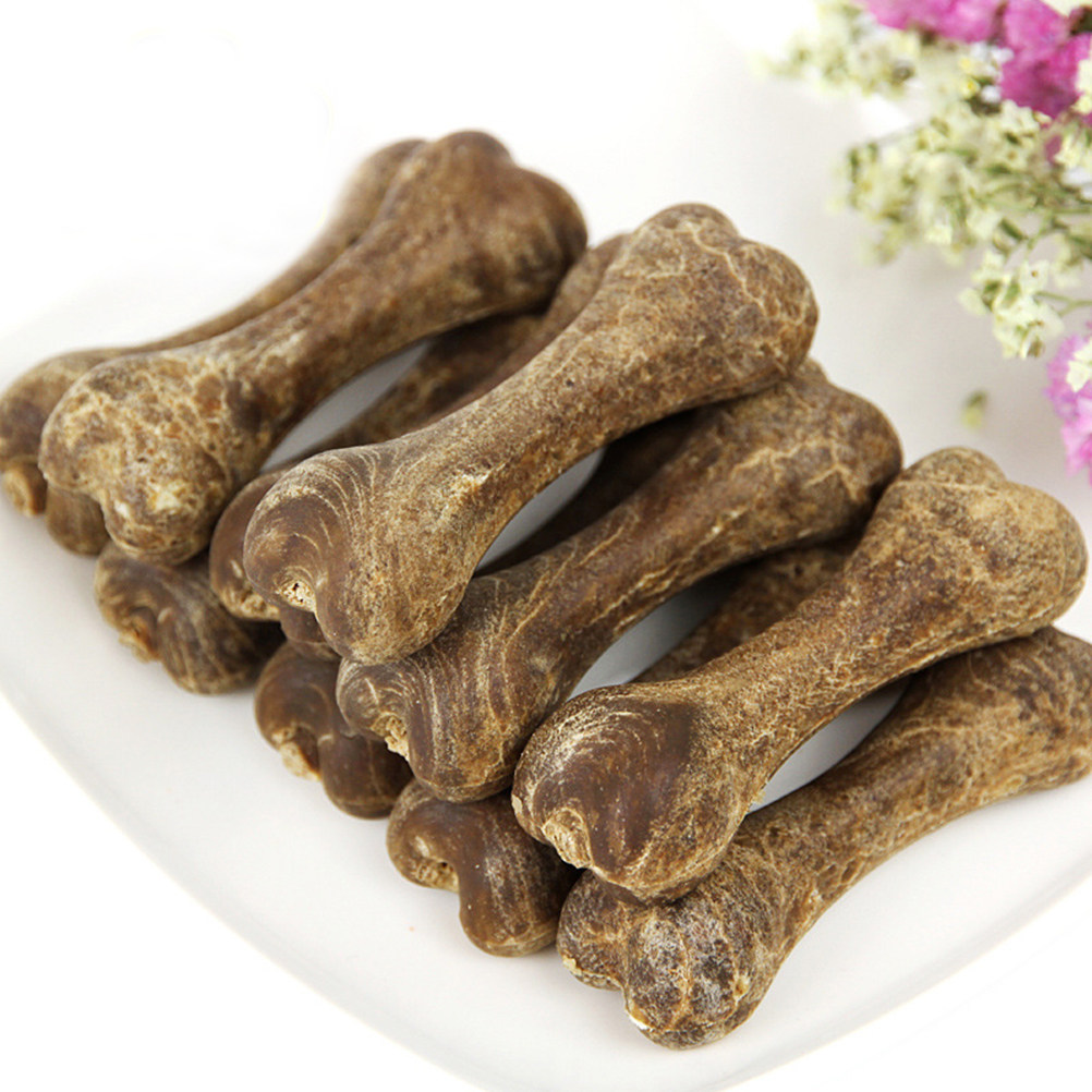 Teeth Cleaning Dog Chew Bone - 5 os à mâcher pour chiots,