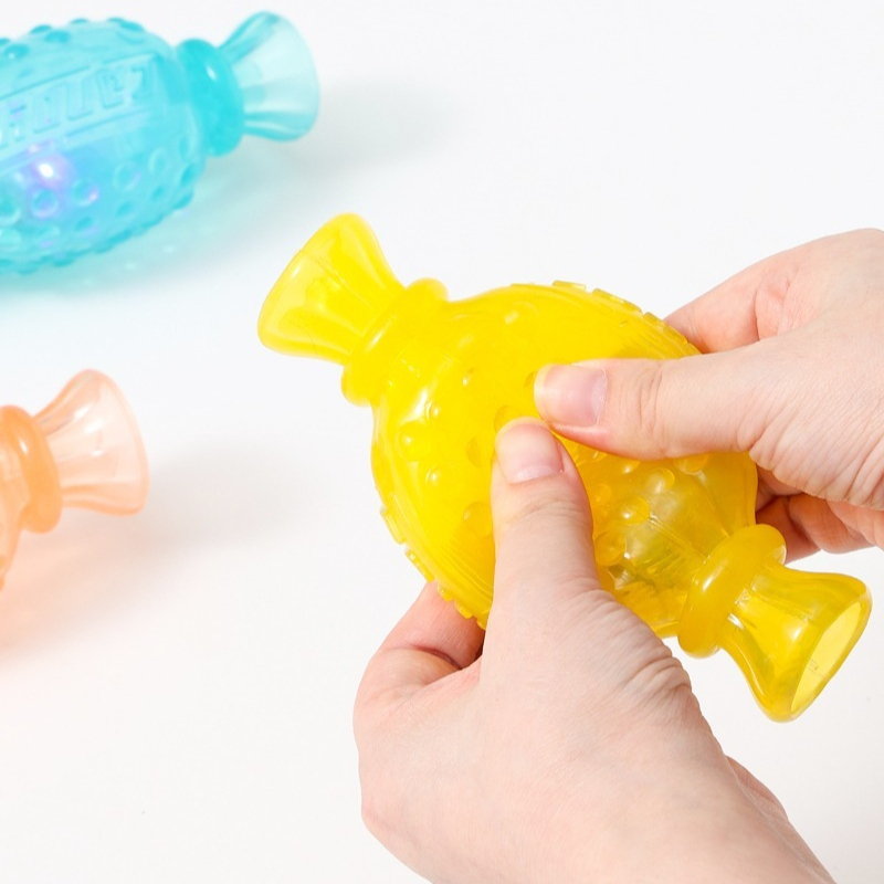 Jouet à mâcher pour chien, jou - Interactive Squeaky Plush Dog Toy avis et prix