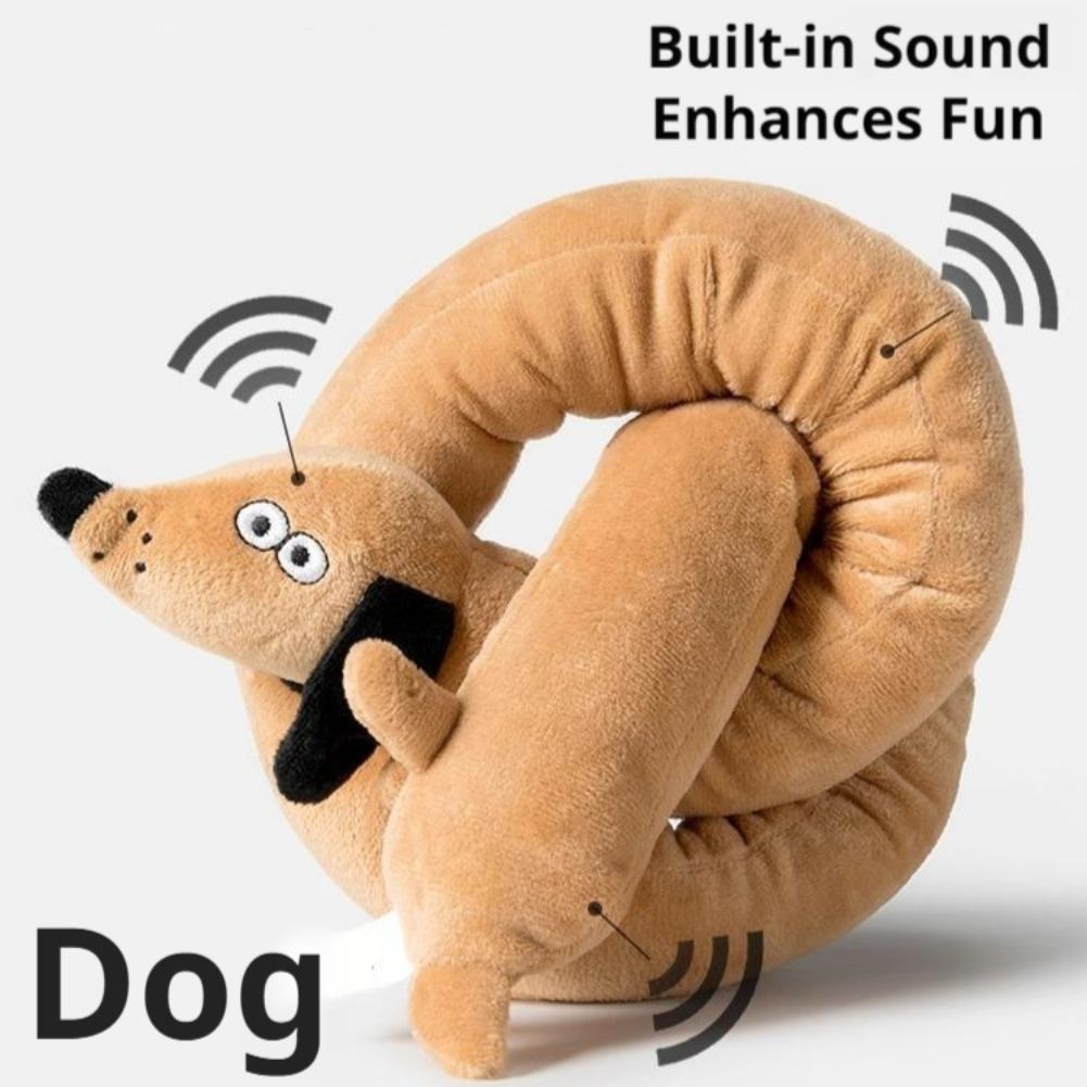 Peluche chien saucisse allongé - Indestructible Dog Chew Toy avis et prix